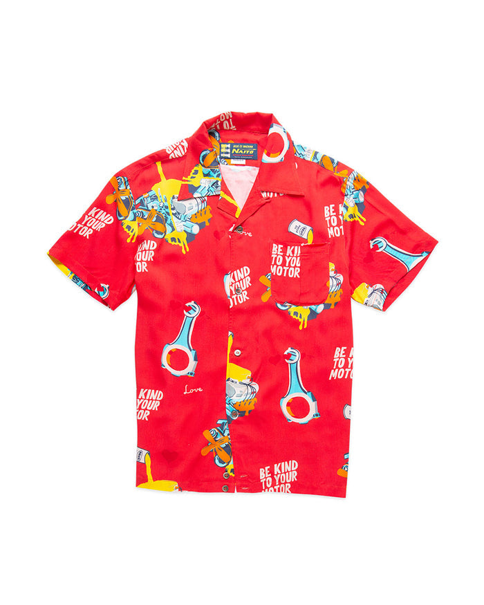 Naito Short Sleeve Shirt - Race Red, view 6