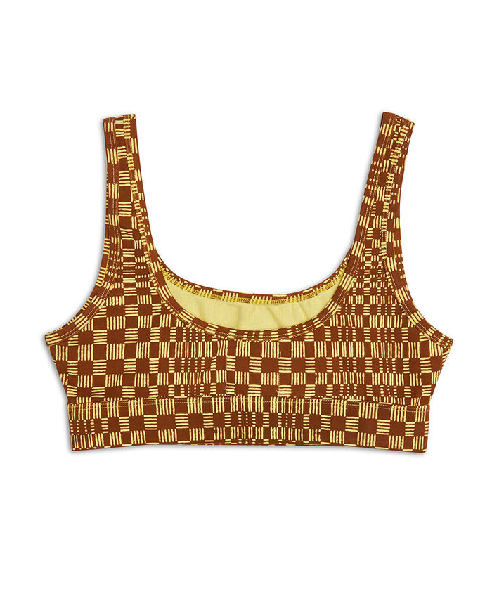 Nationals Crop - Biscuit Jacquard, view 6|Flatlay