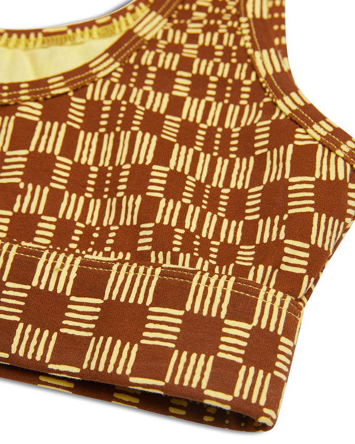 Nationals Crop - Biscuit Jacquard, view 7|Flatlay