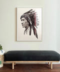 Native American Chief Portrait by Head West Studio