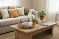 Natural – Sabai Grass organizer tray with yellow and red accent