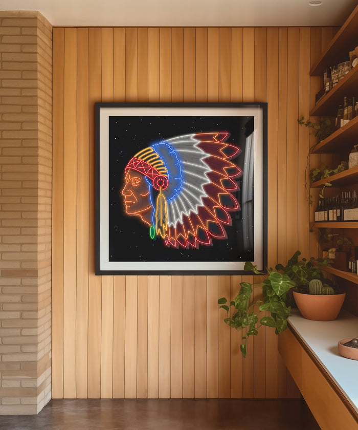 Neon Chief by Head West Studio