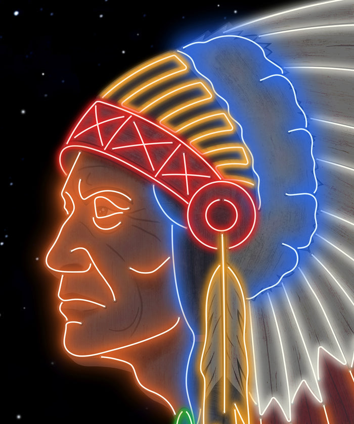 Neon Chief by Head West Studio
