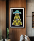 Neon UFO by Head West Studio