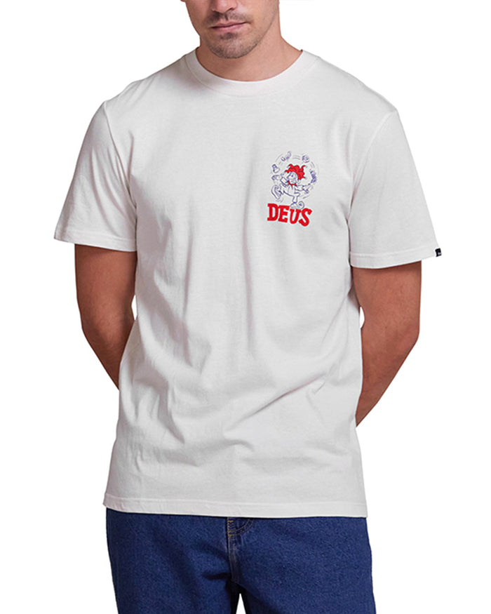 New Redline Tee - Vintage White, view 1|Model