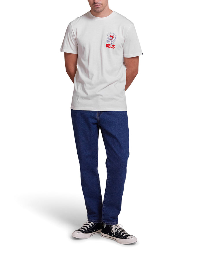 New Redline Tee - Vintage White, view 4|Model