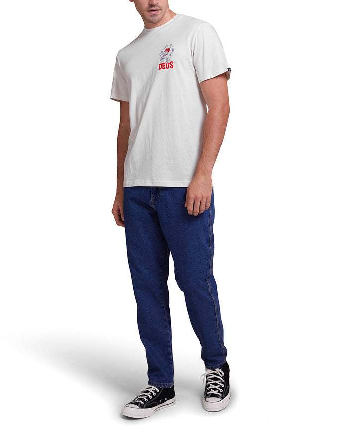 New Redline Tee - Vintage White, view 5|Model