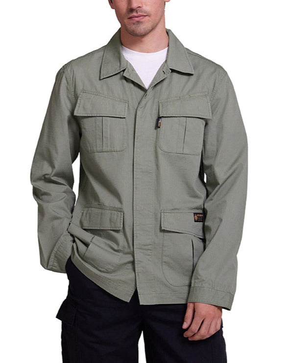 Og 107 Cordura Overshirt - Oil Green, view 1|Model