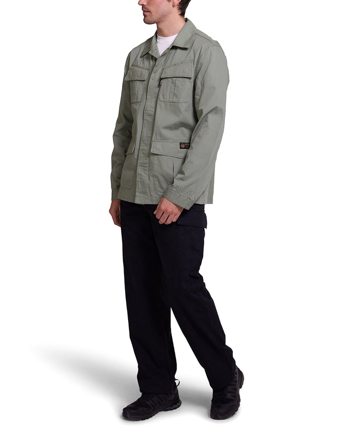 Og 107 Cordura Overshirt - Oil Green, view 3|Model