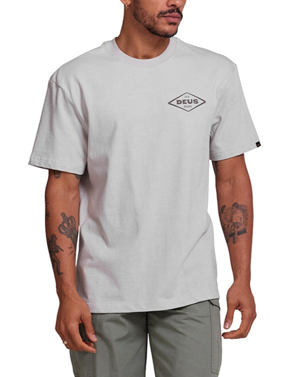 Old Customs Tee - Dirty White, view 1|Model