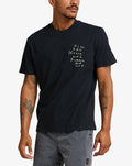 Old House Tee - Black, view 1|Model