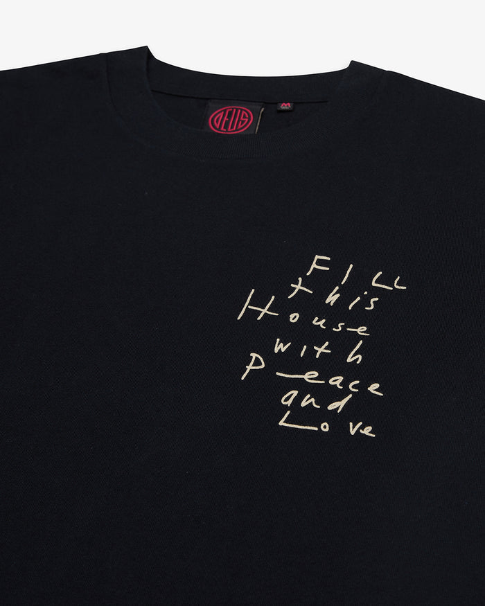 Old House Tee - Black, view 6|Flatlay