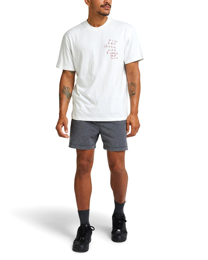 Old House Tee - Vintage White, view 3|Model