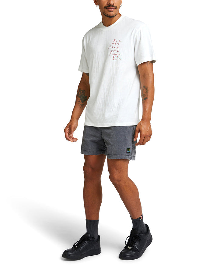 Old House Tee - Vintage White, view 4|Model