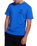 Old Town Tee - French Blue, view 1|Model