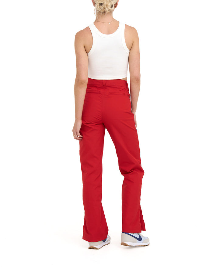 Olivia Pant - Race Red, view 2|Model