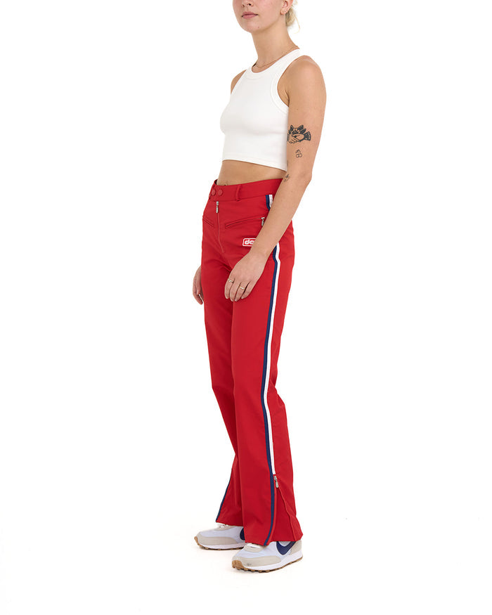 Olivia Pant - Race Red, view 4|Model