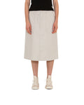 Olivia Skirt - Dirty White, view 1|Model