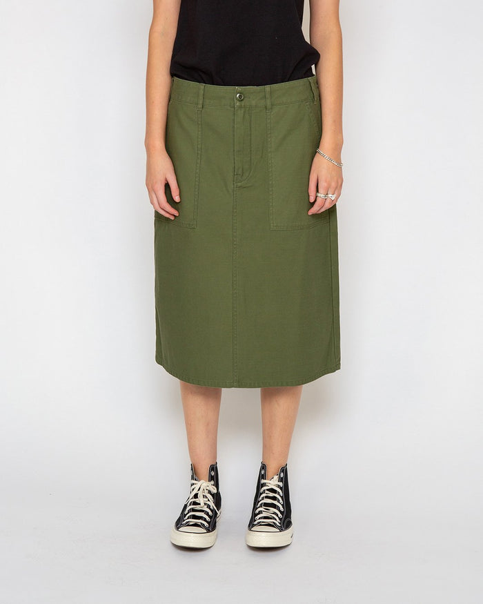 Olivia Skirt (Relaxed Fit) - Clover Green, view 1