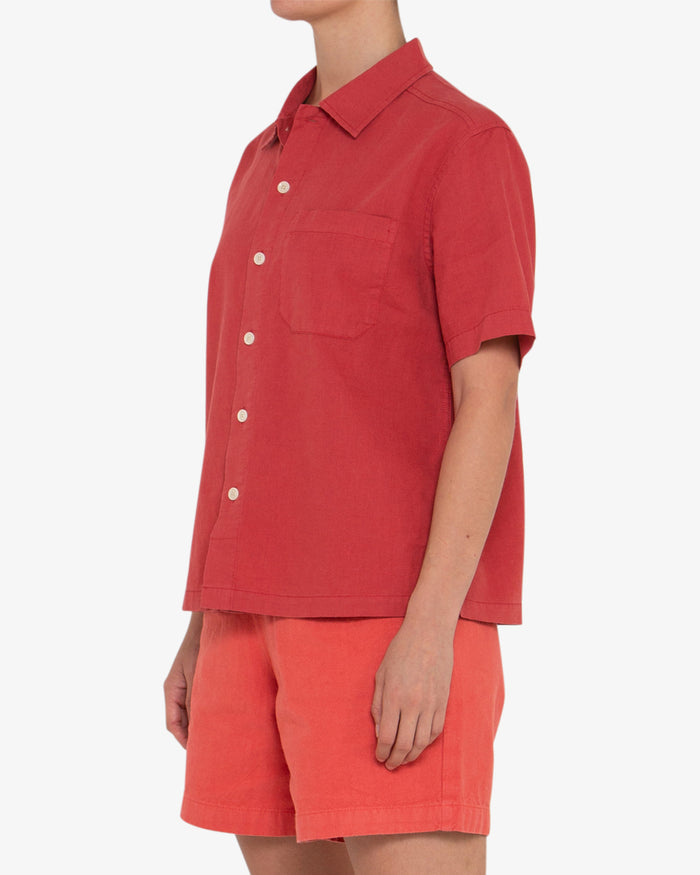 Onnie Short Sleeve Shirt - Cranberry, view 3