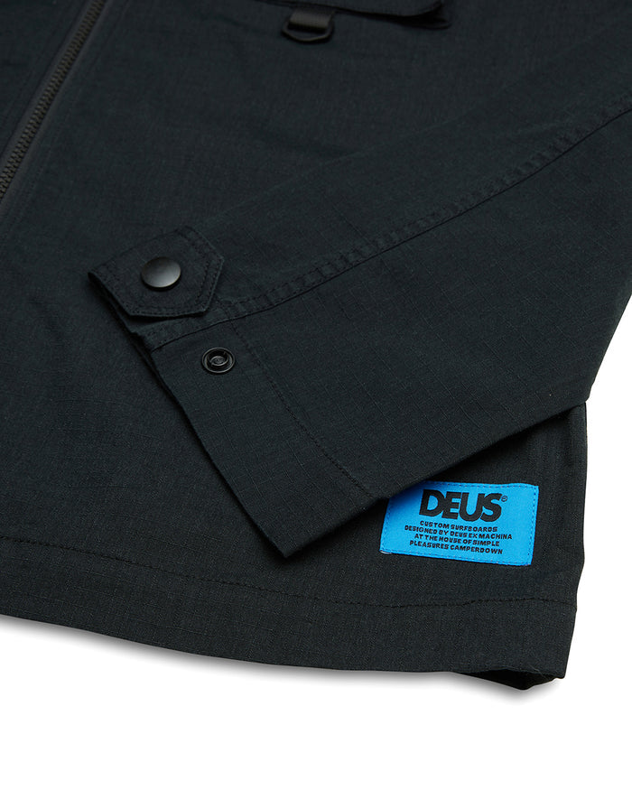 Onshore Zip Shirt - Black, view 7