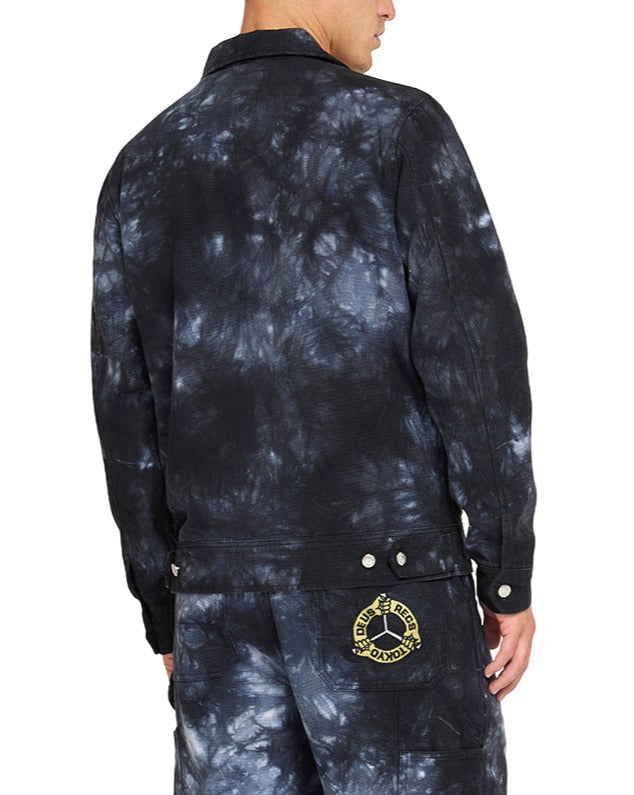 Ortiz Tie Dye Jacket - Anthracite, view 2|Model