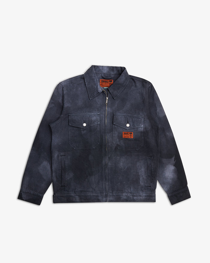 Ortiz Tie Dye Jacket - Anthracite, view 4|Flatlay