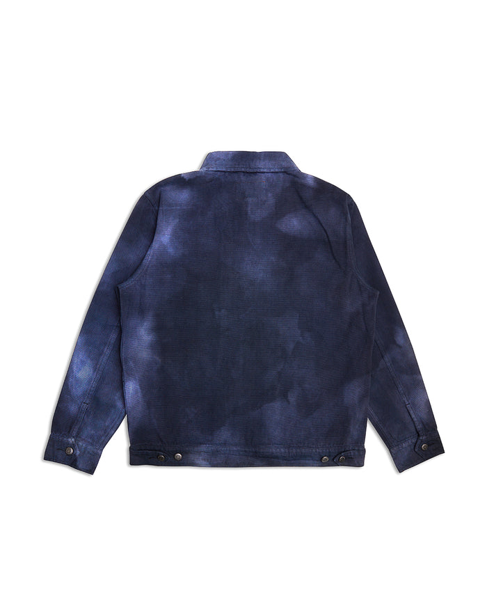 Ortiz Tie Dye Jacket - Indigo, view 5|Flatlay