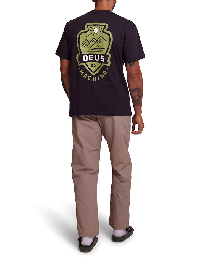Out Doors Tee - Anthracite, view 2|Model