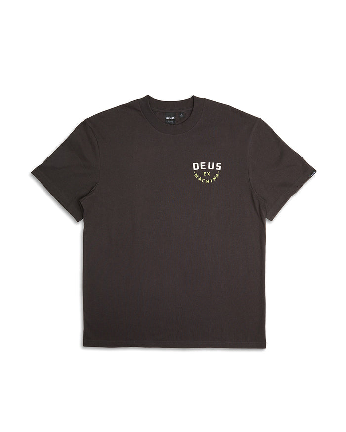 Out Doors Tee - Anthracite, view 4|Flatlay