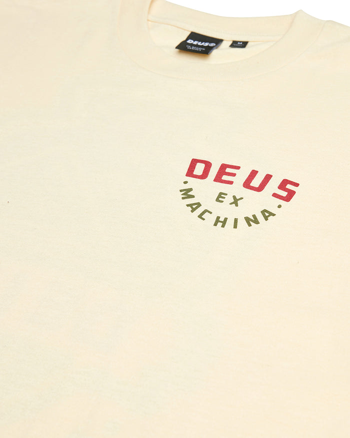 Out Doors Tee - Dirty White, view 6|Flatlay