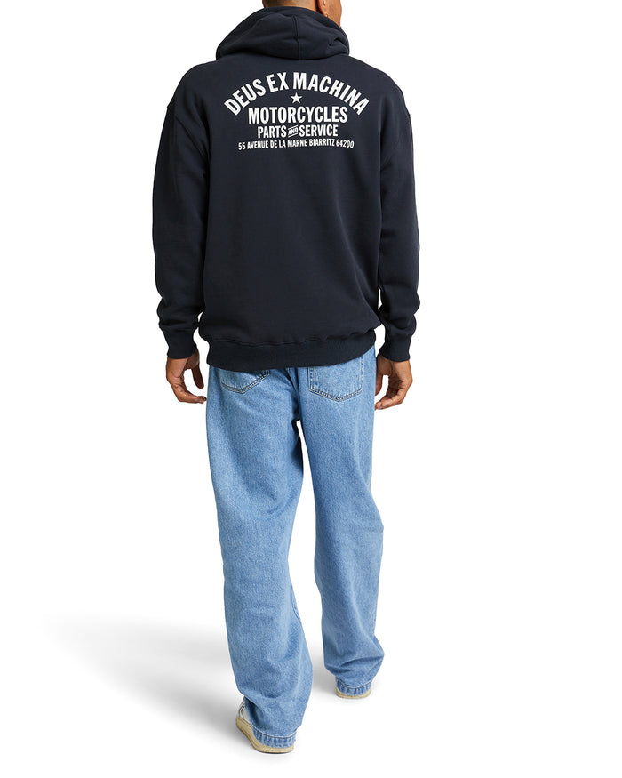 Oversized Biarritz Hoodie - Anthracite, view 3
