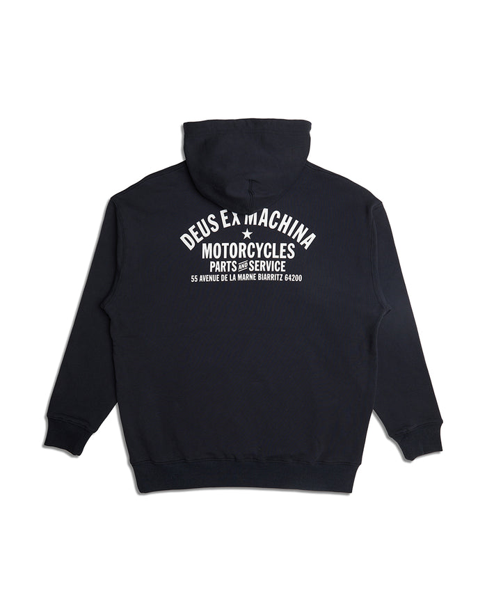 Oversized Biarritz Hoodie - Anthracite, view 6