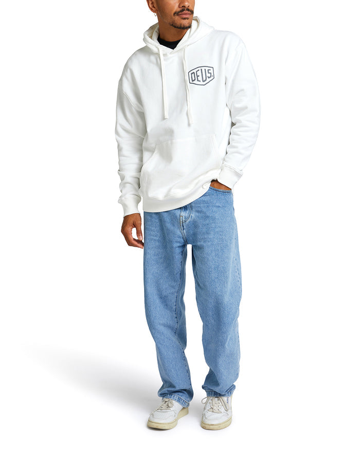 Oversized Biarritz Hoodie - Vintage White, view 3