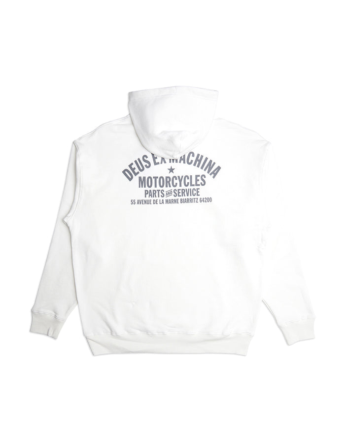 Oversized Biarritz Hoodie - Vintage White, view 6