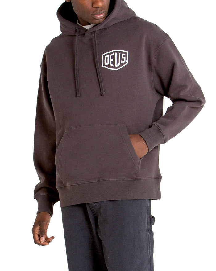 Oversized Seoul Hoodie - Anthracite, view 1|Model