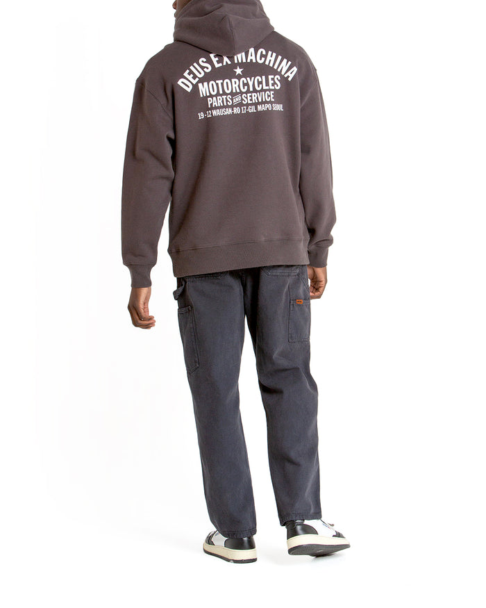 Oversized Seoul Hoodie - Anthracite, view 2|Model