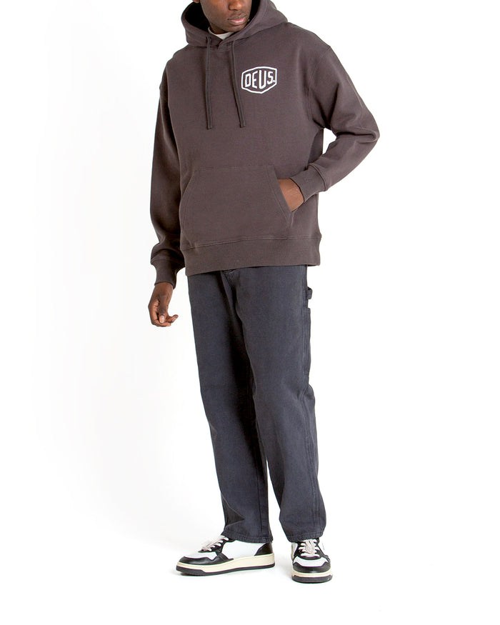 Oversized Seoul Hoodie - Anthracite, view 3|Model