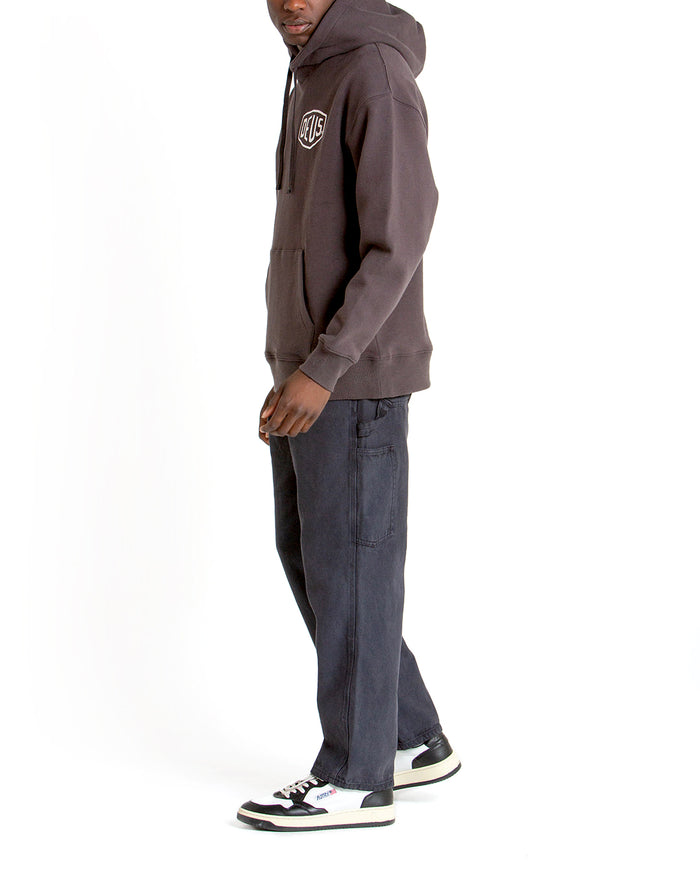 Oversized Seoul Hoodie - Anthracite, view 4|Model