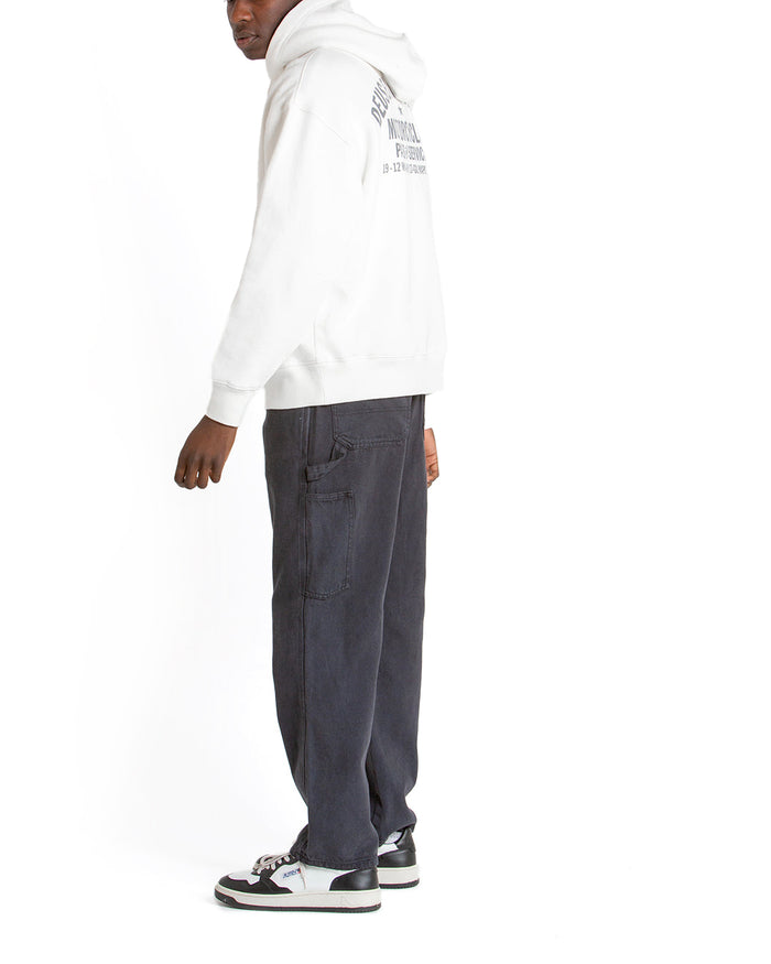 Oversized Seoul Hoodie - Vintage White, view 3|Model