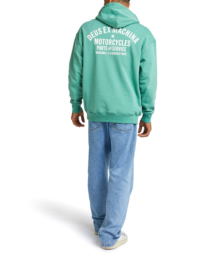 Oversized Tokyo Hoodie - Sea Foam, view 2|Model