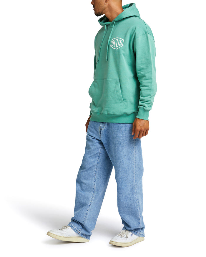 Oversized Tokyo Hoodie - Sea Foam, view 3|Model