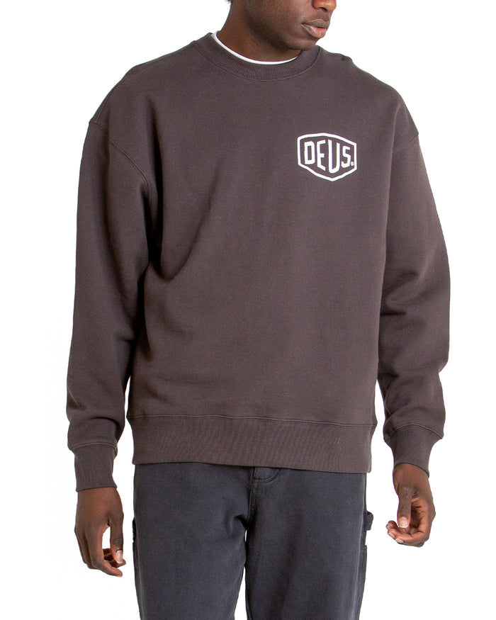 Oversized Venice Crew - Anthracite, view 1|Model