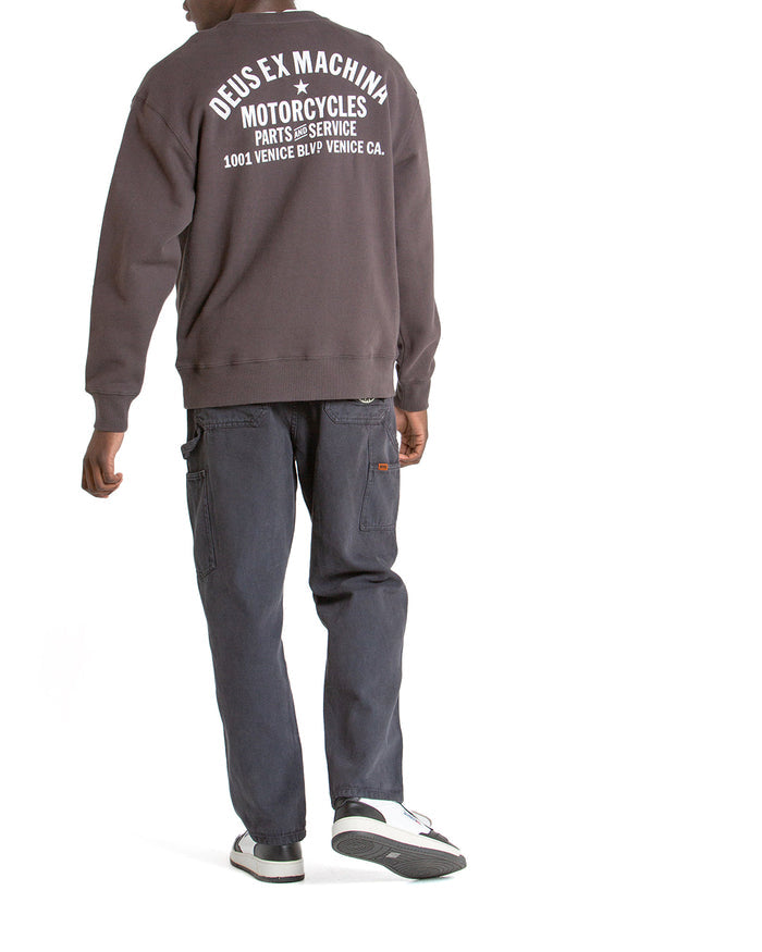 Oversized Venice Crew - Anthracite, view 2|Model