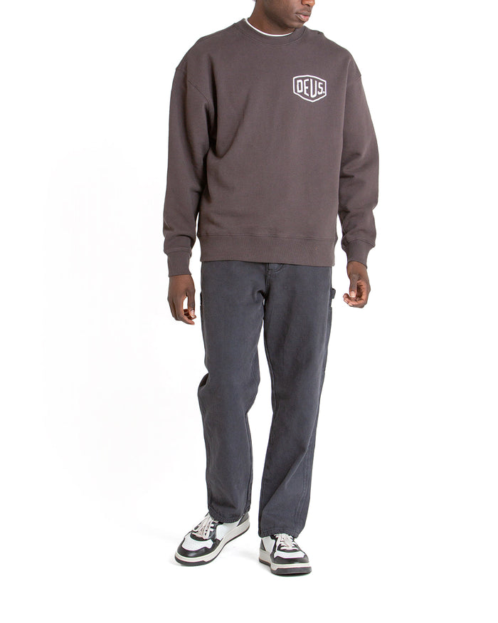 Oversized Venice Crew - Anthracite, view 3|Model