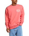 Oversized Venice Crew - Red Rose, view 1|Model