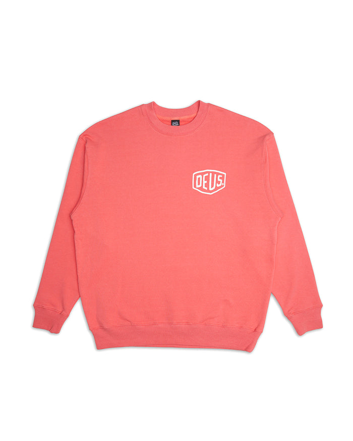 Oversized Venice Crew - Red Rose, view 5|Flatlay