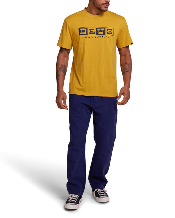 Overturn Tee - Mimosa Gold, view 3|Model