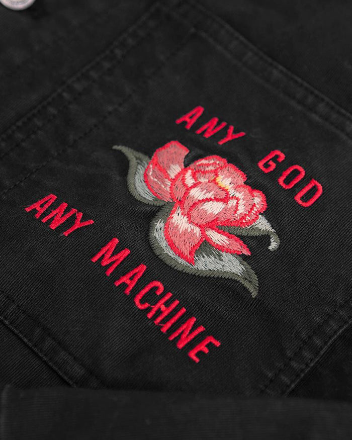 P-41 Overshirt - Black, view 5|Flatlay