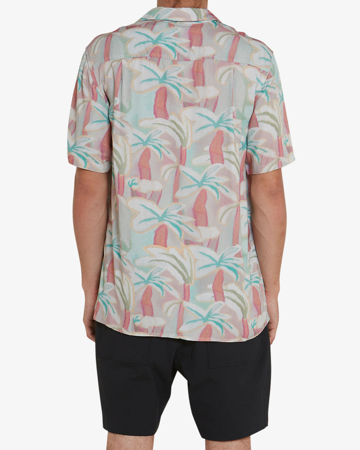Palms Shirt - Sea Foam, view 2